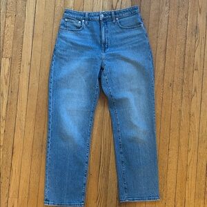 Madewell The Curvy '90s Straight Jean 30